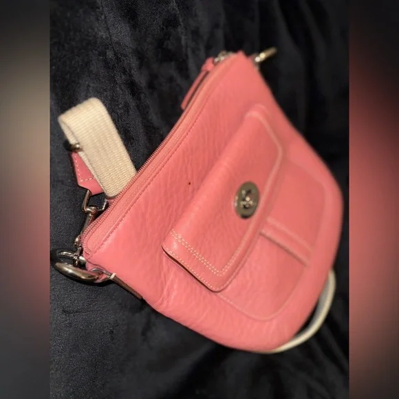 Coach Coral Crossbody Bag with Gold Details - Picture 9 of 16